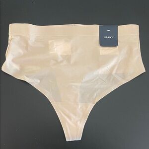 Spanx Nude/ champagne beige High-Waist Thong BRAND NEW